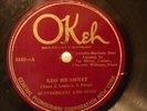 JAZZ BUTTERBEANS & SUSIE KING OLIVER Kiss Me Sweet OKEH 8182 V