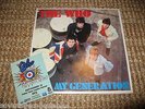 The Who SEALED Record My Generation Mono LP 180 gram rock NM w/ CONCERT CARD