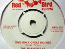 SHANGRI-LAS - GIVE HIM A GREAT BIG KISS  U.K. RED BIRD VINYL VG+  £20