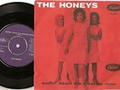 THE HONEYS SURFIN` DOWN SWANEE RIVER SWEDISH DANISH PS+45 1963 WILSON BEACH BOYS