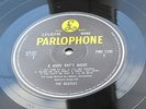 THE BEATLES  A HARD DAYS NIGHT  UK LP 1981  BLACK & YELLOW PARLOPHONE MONO PRESS