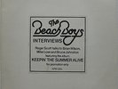 BEACH BOYS Keepin' The Summer Alive 1980 UK Promo Only INTERVIEW LP Brian Wilson
