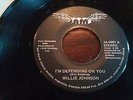 WILLIE JOHNSON I'M DEPENDING ON YOU / GLORY OF LOVE RARE JAM 45 DEEP SOUL VG+