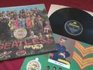 THE BEATLES SGT PEPPER WIDE SPINE 1967 MONO VINYL LP UK PMC 7027 PARLOPHONE