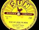SUN 279-78 rpm Johnny Cash 