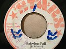 JUNIOR ROSS&THE SPEARS/BABYLON FALL VERY RARE ROOTS REGGAE 45 LISTEN STARS