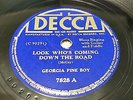 78 RPM Georgia Pine Boy (Joe McCoy) DECCA 7828 + Memphis Minnie OKEH 6706