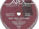 Rare 1959 JOHNNY TILLOTSON 78 RPM Record. True True Happiness