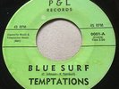 ROCKABILLY Temptations BLUE SURF / EGYPTIAN SURF P&L 45 very rare KILLER rocker