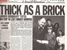 LP Jethro Tull Thick As A Brick FOLD OUT NEWSPAPER SLEEVE Chrysalis Records