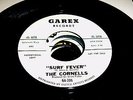 LISTEN/ THE CORNELLS - SURF FEVER - MINT SURF INSTRUMENTAL 45 GAREX