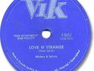 MICKEY & SYLVIA Rock'n Roll 78 RPM Record. Love is Strange