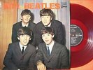 WITH THE BEATLES 1966 JAPAN ODEON 1st ISSUE RED WAX LP OP-7549 DIFF COVER