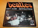 BEATLES 45 rpm Hey Jude Uk Export DP 570 1968 with Rare Swedish picturesleeve