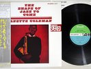 ORNETTE COLEMAN SHAPE OF JAZZ TO COME ATLANTIC P-7510A Japanese Pressing OBI LP