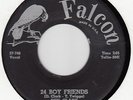 DEE CLARK - 24 BOY FRIENDS - FALCON 45#1015-  RARE BLACK ROCKABILLY - EX HEAR IT