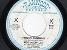 Rick McClellan Promo 45 Ranwood R-849 Frozen Sunshine / I Think It's Gonna Rain