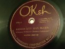 JAZZ MAMIE SMITH SIDNEY BECHET BUDDY CHRISTIAN KC Man Blues/Lady Luck OKEH 4926