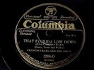FLORIDA LOW DOWN-FRANCIS CRAIG Dance Band  Columbia    Viva tonal  78