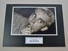 Ian Brown Signed 16x12 Photo Autograph The Stone Roses Memorabilia Display + COA