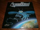 AGENT STEEL  Mad Locust Rising Blue Vinyl 1986 Combat Records VG+