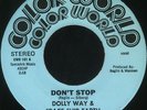DOLLY WAY SPACE SHIP EARTH Don't Stop Color World Modern Soul 45 VG++ Listen