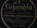 BALIEFF'S CHAUVE-SOURIS COMPANY / Gipsy Caravan - Russian Popular songs / DB 518