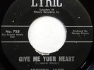JOHNNY JANO 45 Give Me Your Heart LYRIC label DOO WOP e5531