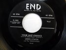 LEWIS LYMON 45 Your last chance / too young END doowop   c2274
