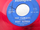 BOBBY HATFIELD Hot Tamales RARE 1966 RED VINYL Teen Pop MOONGLOW promo 45 e2100