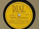 c 78 RPM Charlie Parker/The Mad Monks Dial 1012 in E