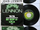 JOHN  LENNON 3 Singles  Imagine + Stand by Me + Ya Ya / Be-Bop-A-Lula  all w. PS