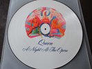 QUEEN--A Night At The Opera-White Vinyl-LP-Picture Disc-Freddy Mercury-Bohemian