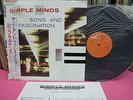 JAPAN LP PROMO SIMPLE MINDS SONS AND FASCINATION 25VB-1113 TOSHIBA EMI OBI INSER