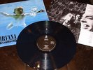 NIRVANA NEVERMIND  LP COLOR DARK BLUE MARBLE EFFECT TOP MINT .