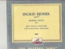 INGRID BJONER SOPRAN  ROBERT LEVIN PIANO  JEAN SIBELIUS ROMANSER  TURE RANGSTRÖM