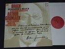 BRUCH violin concerto GRUMIAUX WALLBERG philips lp mint- sample autographed