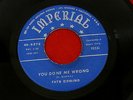FATS DOMINO YOU DONE ME WRONG  LITTLE SCHOOL GIRL IMPERIAL 5272  R&B 45
