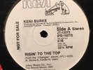 Keni Burke Risin' To The Top RCA Dj Promo 12 Inch Single Modern Soul Disco RARE