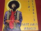 JIMI HENDRIX  SAINT JIMI'S MIRACLES  7'  INCH SINGLE  LIMITED  RARE CLEAR VINYL