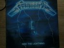 Metallica ride the lightning First UK press on music for nations.