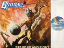 QUARTZ stand up and fight MCF 3080 A2/B1 with lyric insert uk mca 1980 LP EX+/EX