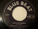 Rico & His Blue Boys Soul Of Africa UK Blue Beat 7