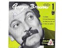 45 T autographe GEORGES BRASSENS N°1 le parapluie, j'ai rendez vous, dedicace
