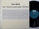 STEVE REICH Octet Music For A Large Ensemble ECM LP nice