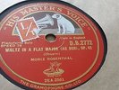 MORIZ ROSENTHAL CHOPIN WALTZ IN A FLAT MAJOR & PRELUDES OP28 HMV DB2772