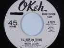 Northern Soul 45 WALTER JACKSON I'll Keep On Trying OKEH HEAR