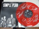SIMPLE PLAN  SIGNED RED VINYL ALBUM