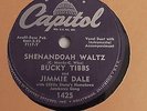 Country 10inch 78rpm – Bucky Tibbs & Jimmie Dale  – Capitol #1425