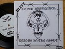 BLITZ 7” Never Surrender / Razors In The Night 1982 FIRST PRESS oi skinhead punk